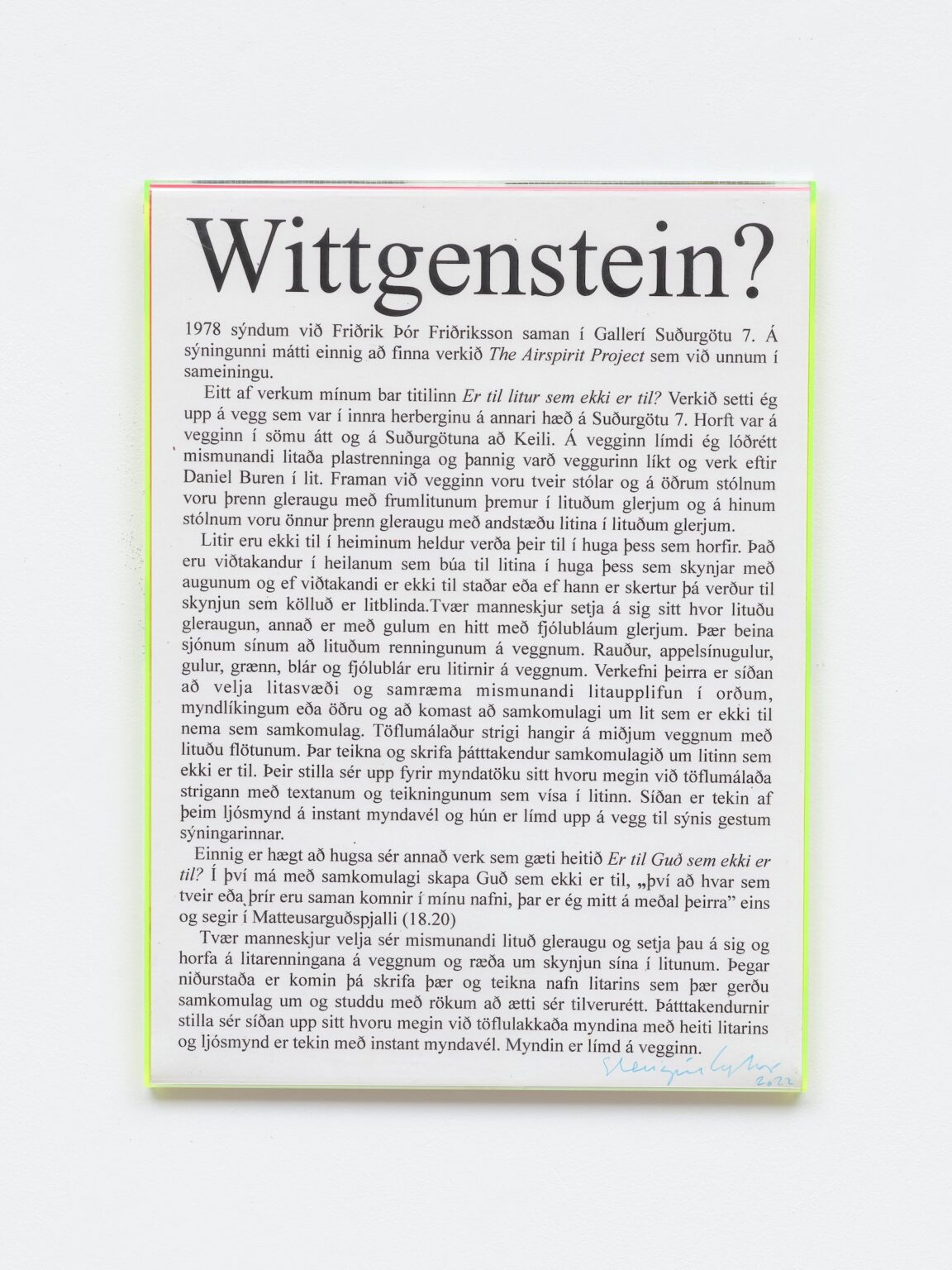STEINGRÍMUR EYFJÖRÐ - SE0137 - original
